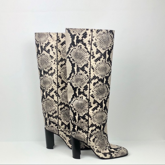 rag & bone Shoes - Rag & Bone Aslen Tall Snake Print Leather Boot